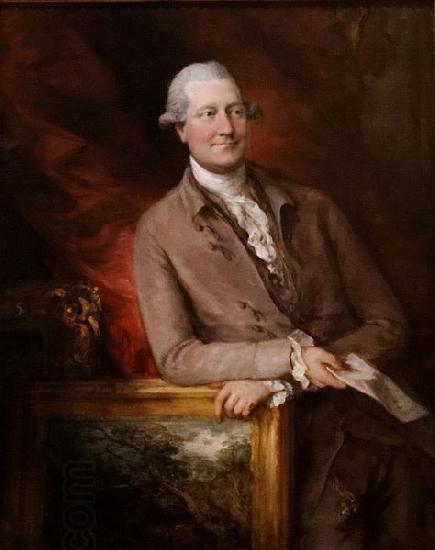 Thomas Gainsborough Portrait of James Christie China oil painting art